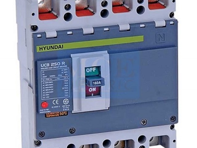 Mccb HyunDai HGM800S-F 4P 700-800A 65kA 